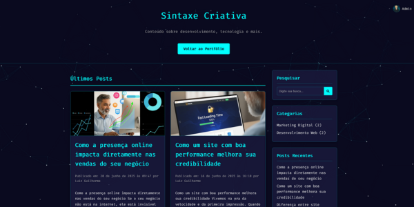 Blog Sintaxe Criativa
